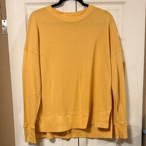 Time and Tru Yellow Sweatshirt